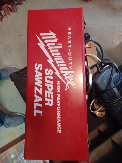 Milwaukee Super Sawzall Case Vintage Metal **Case Only**