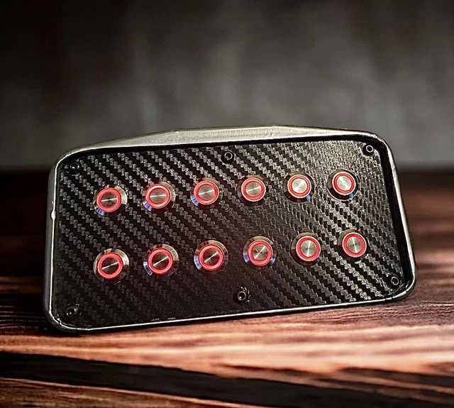 12 BUTTON BOX for PC USB sim racing/flight/sim/ets2 programmable ...