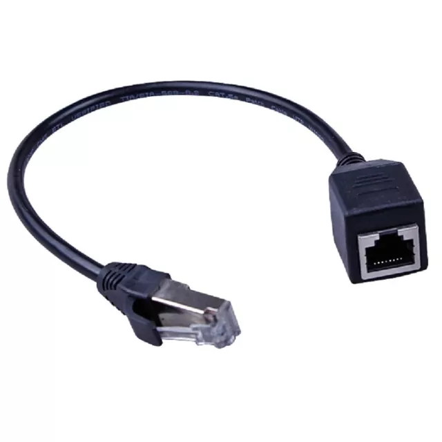 RJ45 LAN Ethernet Splitter Verteiler 1 auf 1 Netzwerkadapter,Buchse Adapterkabel