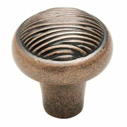 Amerock BP5263-WC Weathered Copper 1 1/4" Mushroom Cabinet Knob Pull NEW