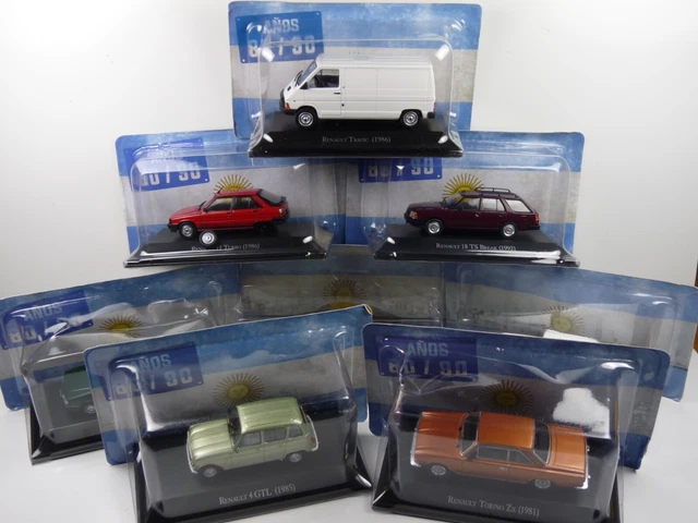 KAS-A LOT de 8 véhicules RENAULT 1/43 Collection cassés broken model rotos