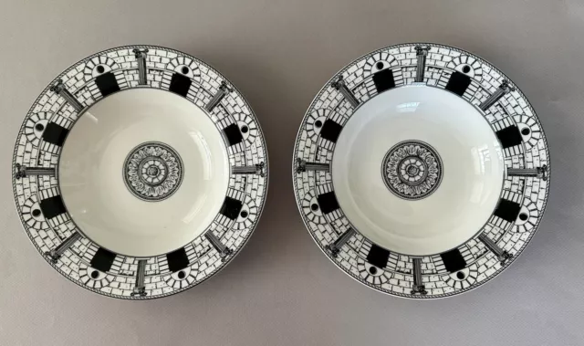 Set 2 VICTORIA & BEALE Post Modern COLOSSEUM 8 5/8 in. RIM SOUP BOWLS Free Ship Set 2 VICTORIA & BEALE Post Modern COLOSSEUM 8 5/8 in. RIM SOUP BOWLS Free Ship