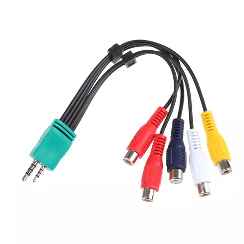 5 RCA Video AV Component Audio Adapter Cable For Samsung LED LCD TV BN39-01154W