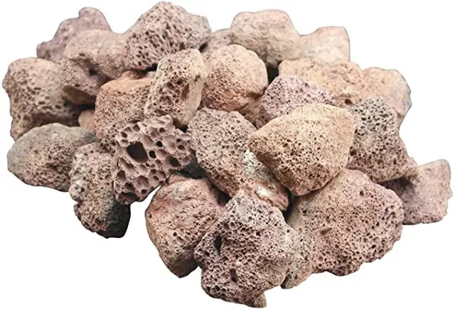 Lava Rocks for Gas Barbecues BBQ Fire Pit Chiminea Aquarium Lava Rock 4-8cm 4 kg