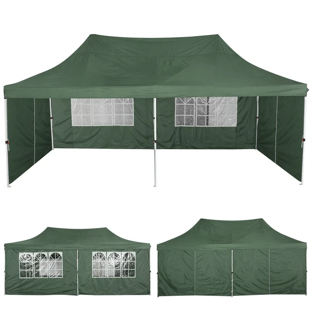 Falt Pavillon WASSERDICHT Pavillion Gartenzelt Partyzelt Dachmaß 3x3m, 3x6m
