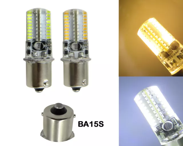 1156/1141/1003 1.5W LED S8 Bulb, Low Voltage 12V, Single Contact