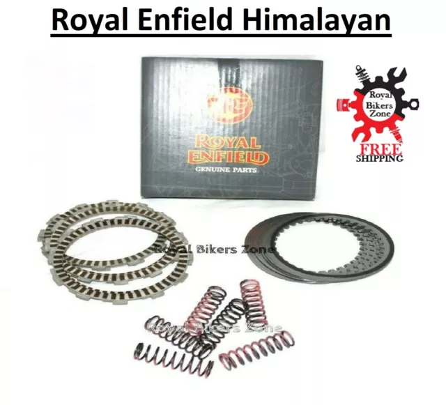 Royal Enfield Embrayage Friction Plaques & Ressort Kit Pour Himalaya 411cc #