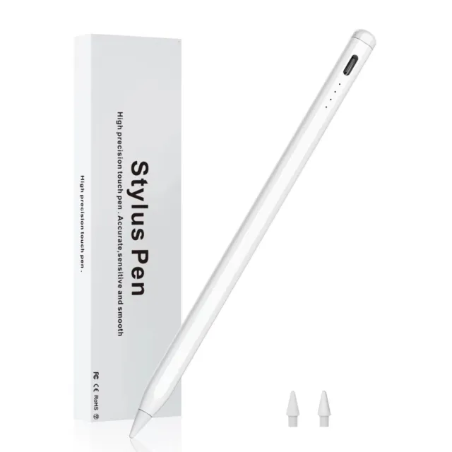 Apple Pencil 2 Generazione, Tomorsi Penna iPad con Rigetto del Palmo, Punta