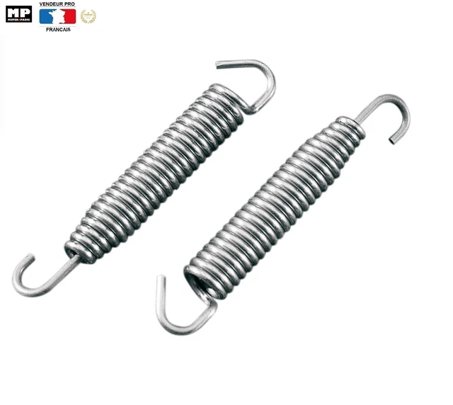 Jeu  2 Ressort de Pot d'Echappement (75mm) YAMAHA YZ125  YZ250 89-13