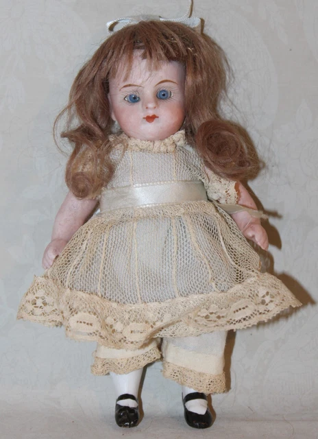 Antique 6" *German All Bisque Doll* made in Germany