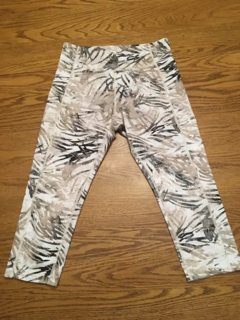 Tek Gear Womens Cropped High Rise Legging W/PCKS Size L