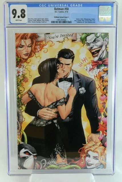 Batman #50 CGC 9.8 (Kirkham Variant Cover C) DC Comics Book - (White Pages)