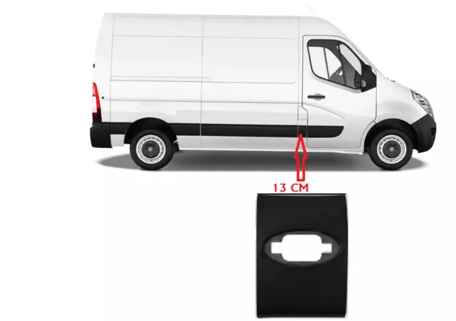 Renault Master Plastic Protective Moulding Strip Door Trim Right O/S 2010 On