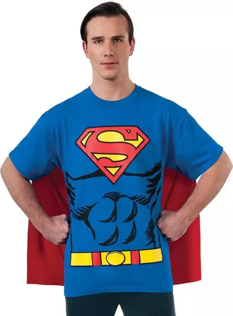 Rubie's 880470 Official Superman T-Shirt Set Costume, Adult, Large