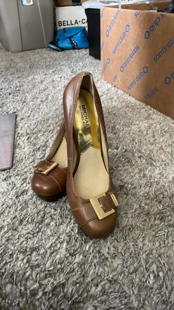 Michael Michael Kors platform Goldie Heels Sz 9.5