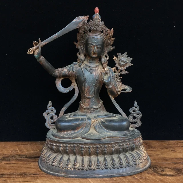 Chinese Exquisite Handmade Guanyin Bronze Statue