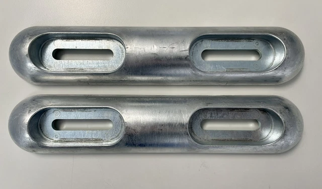 2 x Zinc Anode For Hull , Bar Anodes 2.2kg Each