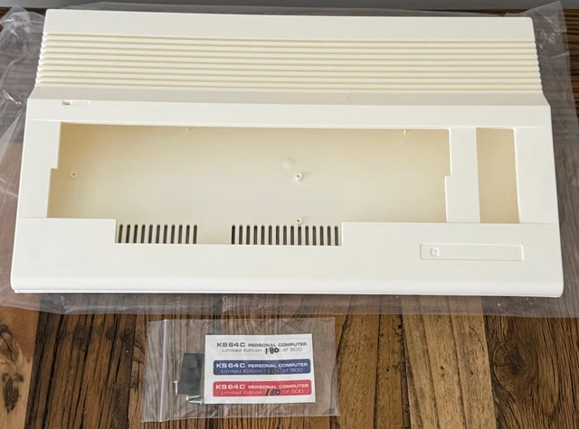 NEW KS64C LIMITED Edition Commodore 64C Shell Case - #180/500 - Creamy ...