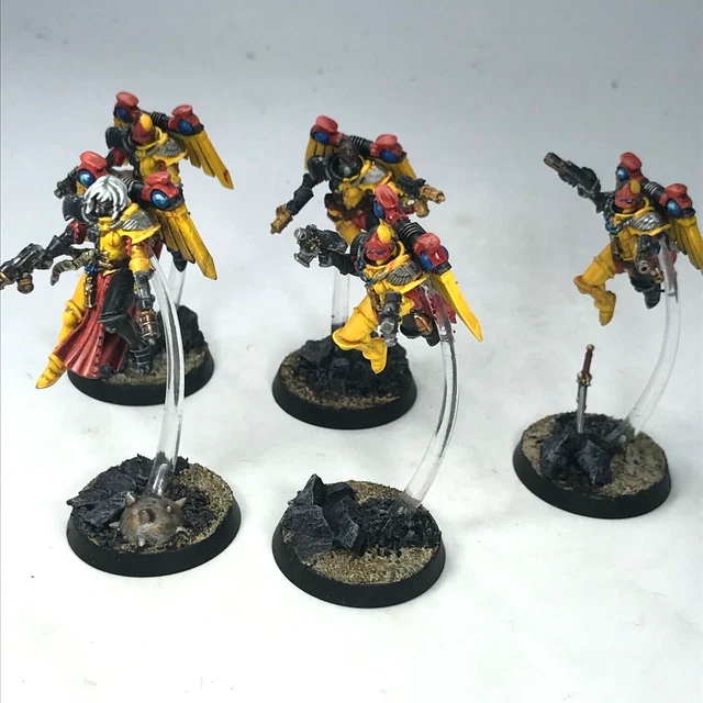 Adepta Sororitas Seraphim Squad - bemalt - Warhammer 40K C436