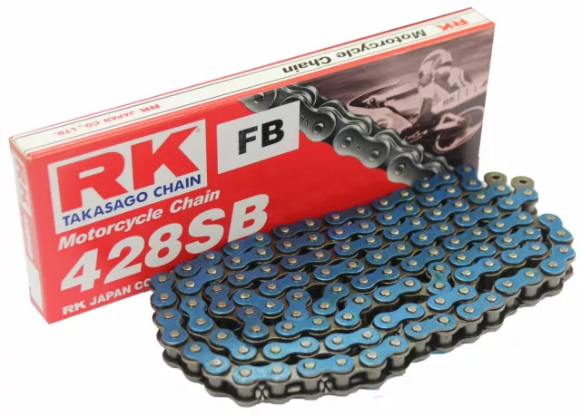RK Set Catena Rinforzato Blu Hyosung Gf 125 Velocità Anno Fab. 98-03