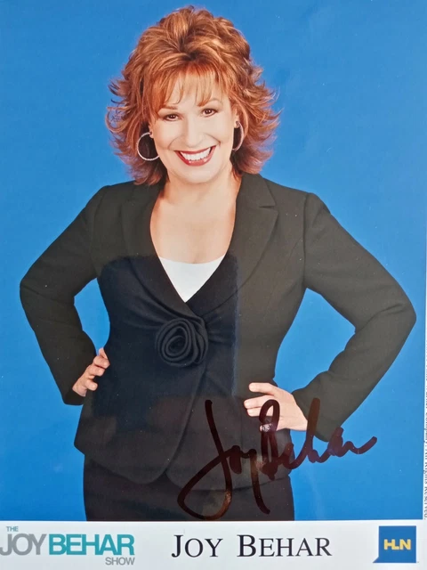 Joy Behar, Comedian And Actress Hand Signed Photo, Excellent Condition