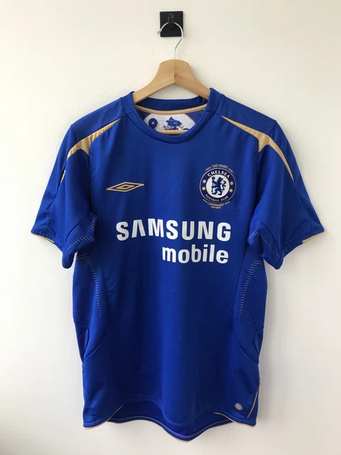 CHELSEA LONDON 2005/2006 HOME FOOTBALL SHIRT JERSEY CAMISETA UMBRO BLUE size S