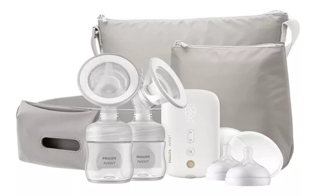 Philips Avent Double Electric Breast Pump Advanced Natural Motion Technology.