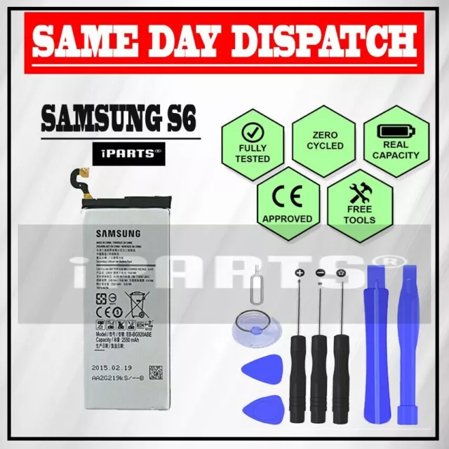 Genuine Samsung Galaxy S6 Original EB-BG920ABE SM-G920 G920F Replacement Battery