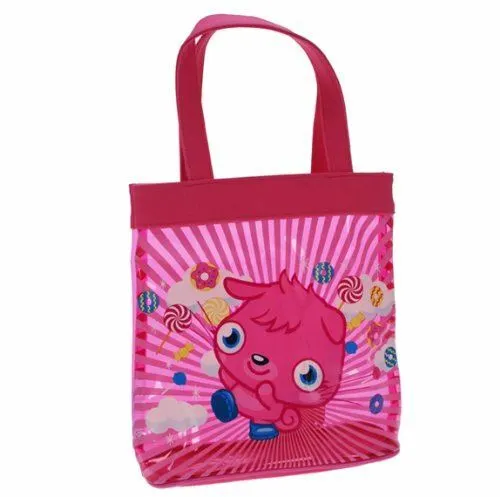Moshi Monsters Tote Bag Kids Pink Carry Shopping School Bag