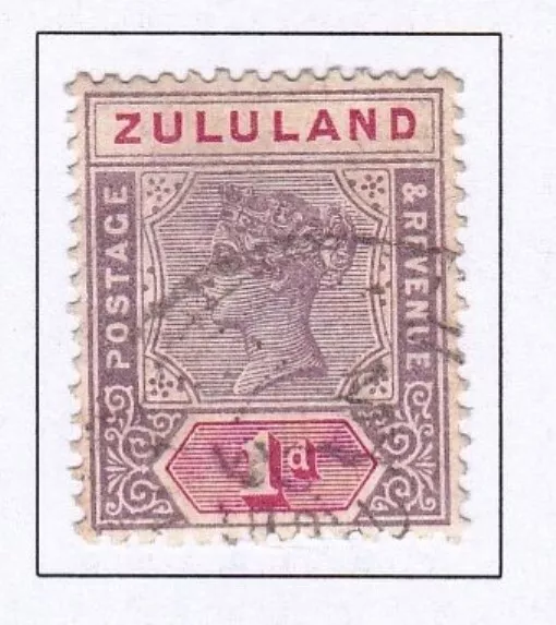 Zululand 1894 1d (R017)