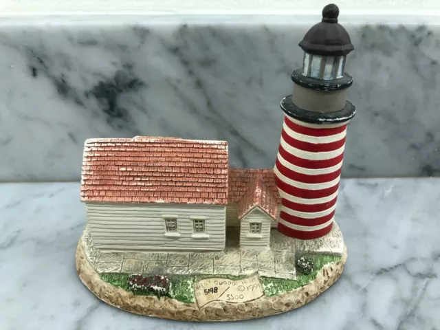 West Quoddy Head Lighthouse. Lubec, Maine. 1991. Harbour Lights Model #103