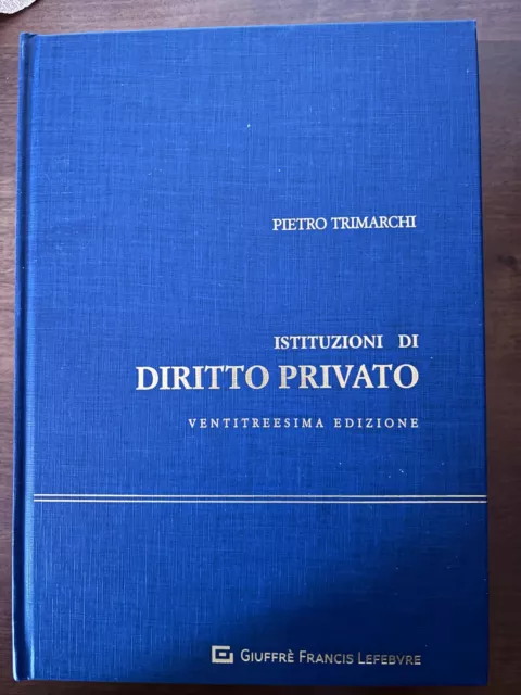 Istituzioni Di Diritto Privato Pietro Trimarchi