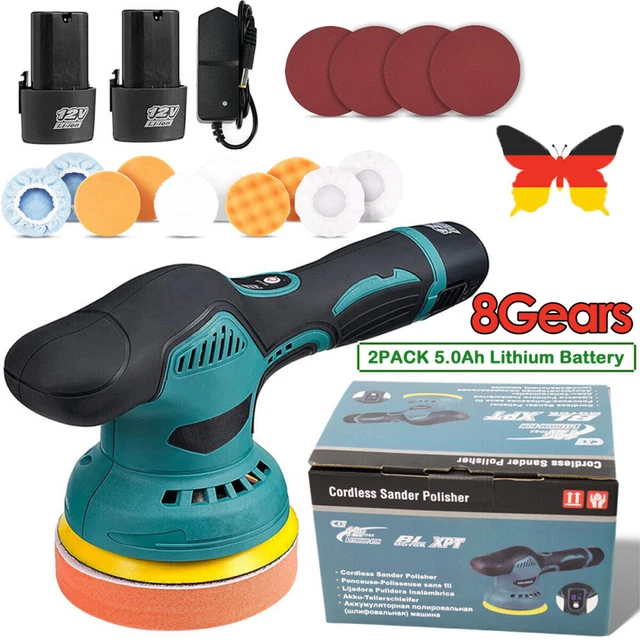 Lucidatrice eccentrica per batteria 12 V Makita 5 pollici lucidatrice auto lucidatrice